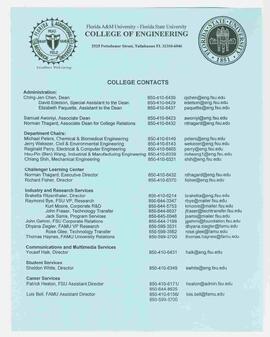 College of Engineering - College Contacts