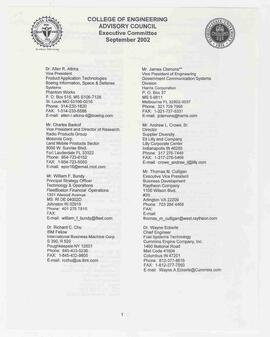 College of Engineering Advisory Council  Executive Committee  College of Engineering - Page 1