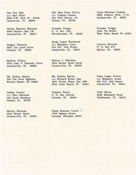 Claimants Mailing List & Correspondence 115