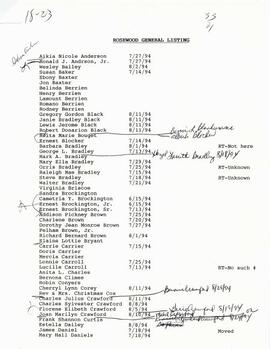 Claimants Mailing List & Correspondence 78