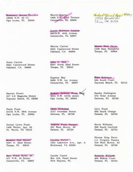 Claimants Mailing List & Correspondence 10