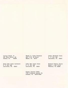 Claimants Mailing List & Correspondence 92