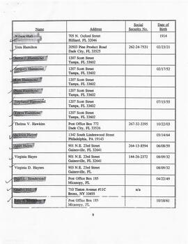 Claimants Mailing List & Correspondence 54