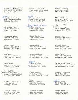 Claimants Mailing List & Correspondence 21