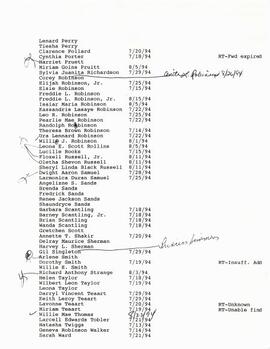 Claimants Mailing List & Correspondence 82