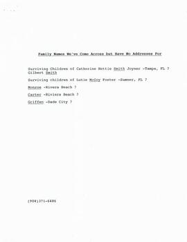 Claimants Mailing List & Correspondence 89