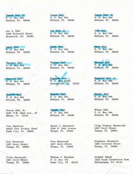 Claimants Mailing List & Correspondence 27