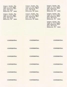 Claimants Mailing List & Correspondence 95