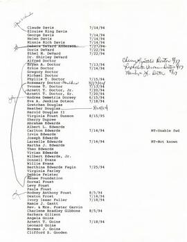 Claimants Mailing List & Correspondence 79