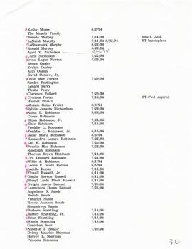 Claimants Mailing List & Correspondence 76