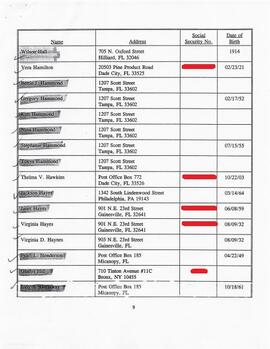 Claimants Mailing List & Correspondence 55