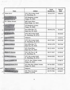Claimants Mailing List & Correspondence 46