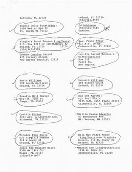 Claimants Mailing List & Correspondence 87