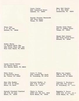 Claimants Mailing List & Correspondence 93
