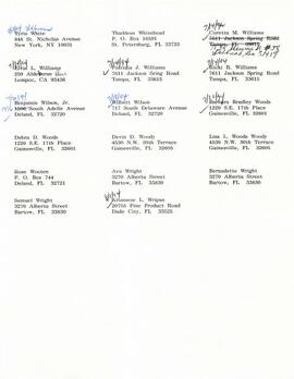 Claimants Mailing List & Correspondence 23