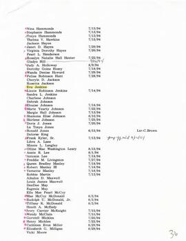 Claimants Mailing List & Correspondence 75