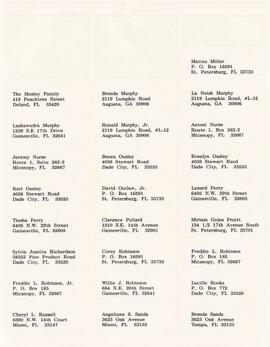 Claimants Mailing List & Correspondence 111