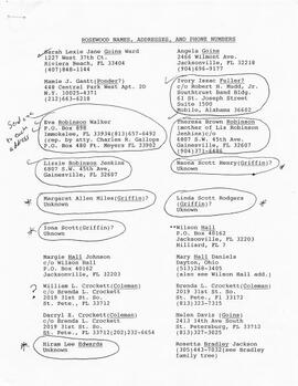 Claimants Mailing List & Correspondence 84