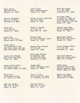 Claimants Mailing List & Correspondence 117