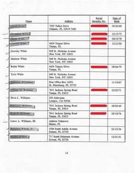 Claimants Mailing List & Correspondence 69