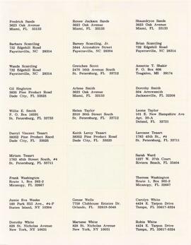Claimants Mailing List & Correspondence 118