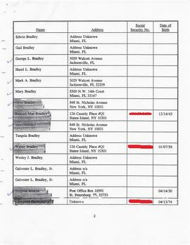 Claimants Mailing List & Correspondence 43