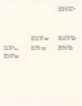 Claimants Mailing List & Correspondence 106