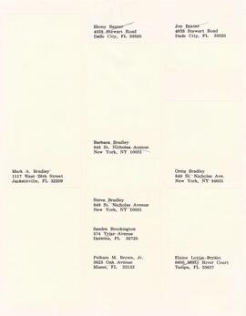 Claimants Mailing List & Correspondence 100