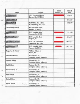 Claimants Mailing List & Correspondence 61
